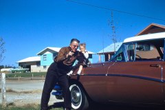 1950s 1958 Champaign Chuck Donna Color Slides