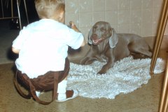 1950s 1958 Champaign Chuck Donna Color Slides