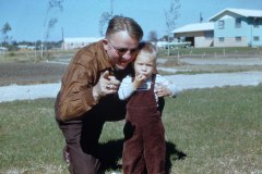 1950s 1958 Champaign Chuck Donna Color Slides