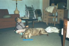 1950s 1958 Champaign Chuck Donna Color Slides