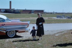 1950s 1958 Champaign Chuck Donna Color Slides