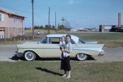 1950s 1958 Champaign Chuck Donna Color Slides