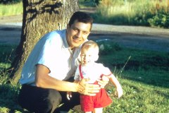 1950s 1958 Champaign Chuck Donna Color Slides