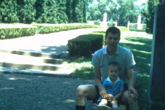 1950s 1958 Champaign Chuck Donna Color Slides