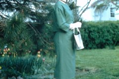 1950s 1958 Champaign Chuck Donna Color Slides